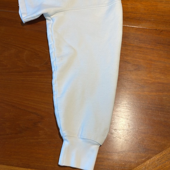 Aritzia Tna COZYAF cozy fleece cropped white hoodie size 2 small - Picture 5 of 11